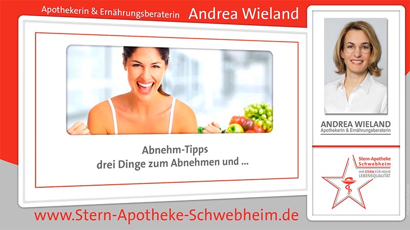 Abnehm Tipps Andrea Wieland Stern Apotheke Schwebheim Schweinfurt Würzburg 3 3 18